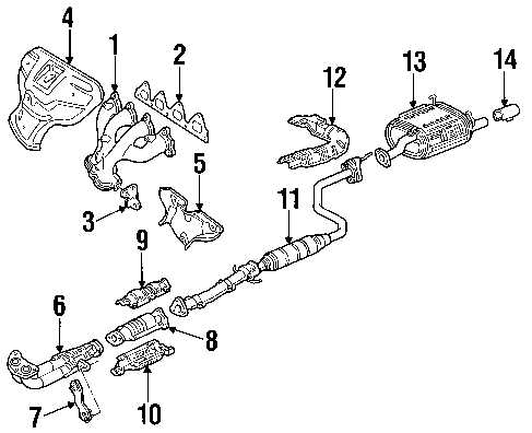 Honda Odyssey Exhaust System Diagram