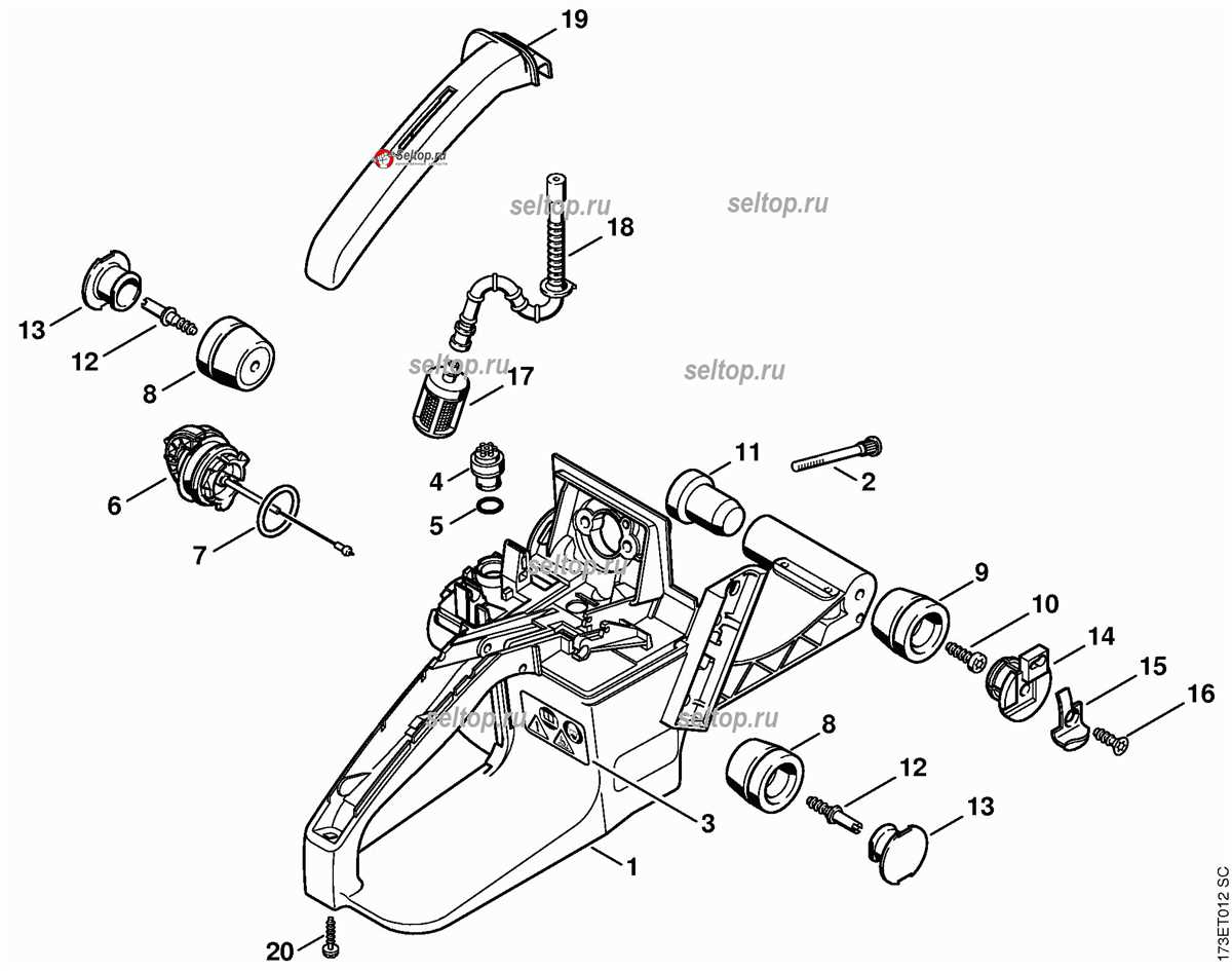 Stihl Ms Pro Parts Diagram