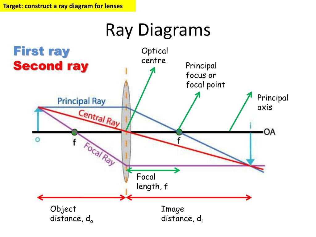 Drawing Ray Diagrams For Lenses