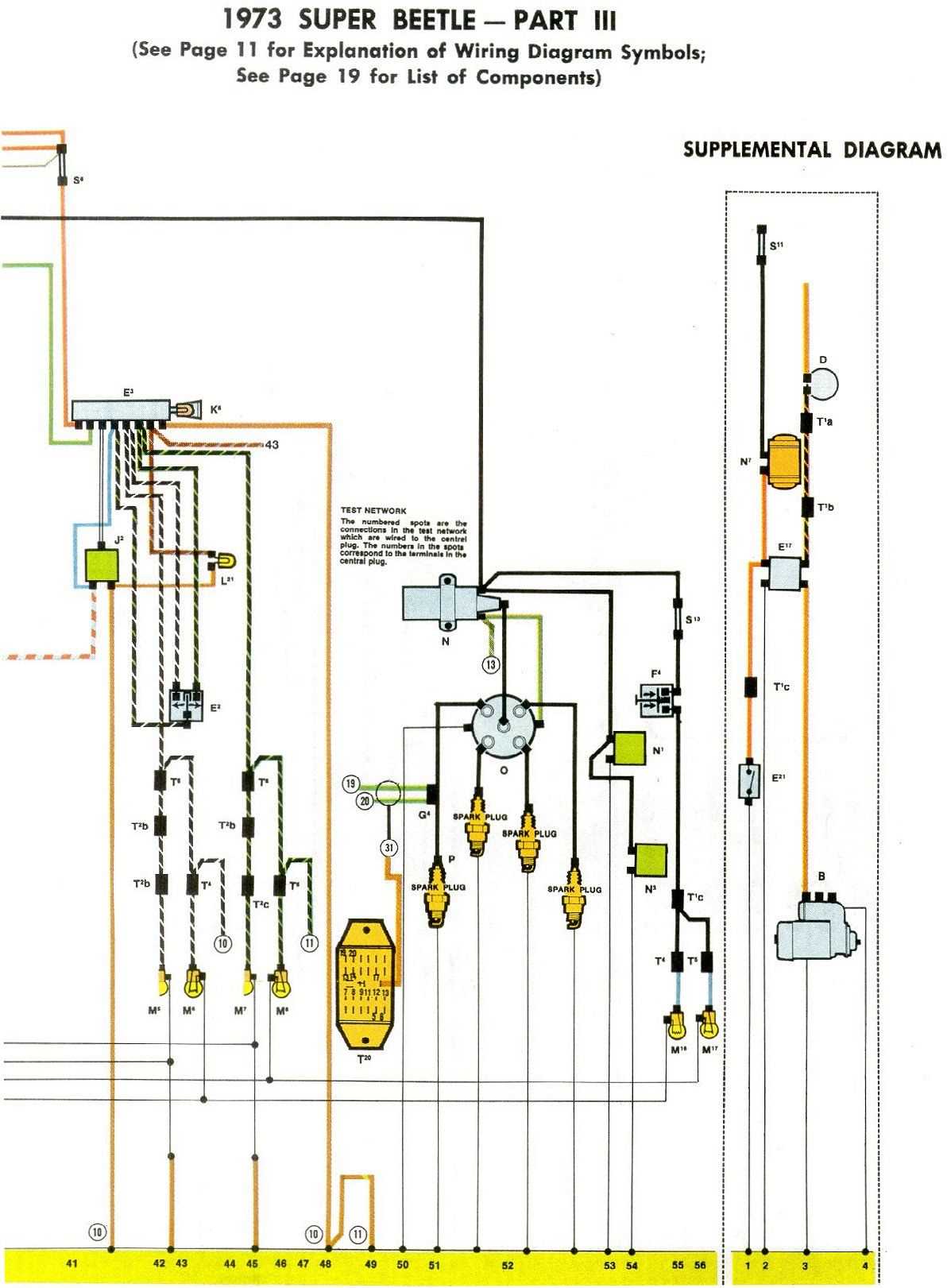 How To Easily Understand And Follow A Vw Super Beetle Wiring Diagram